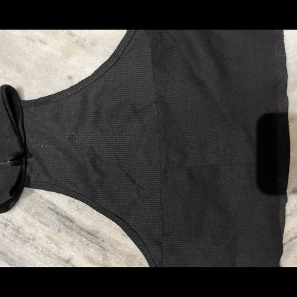 embroidered black halter neck top small (s) - Picture 6 of 7